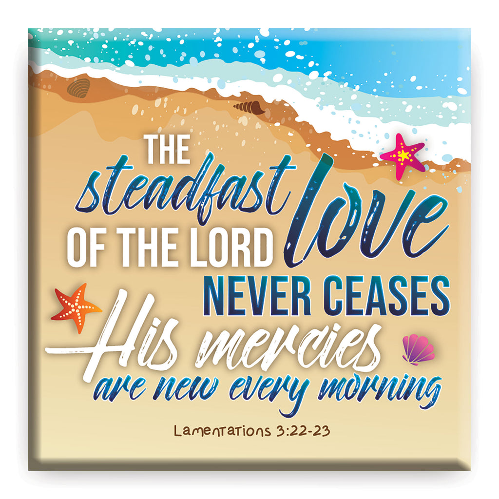 Lamentations 3:22-23 The steadfast love of the LORD never ceases