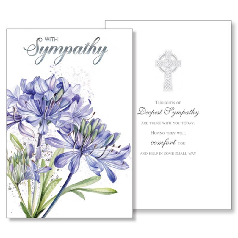 With Sympathy - Greetings Card With Prayer On The Inside | Pilgrim Shop ...