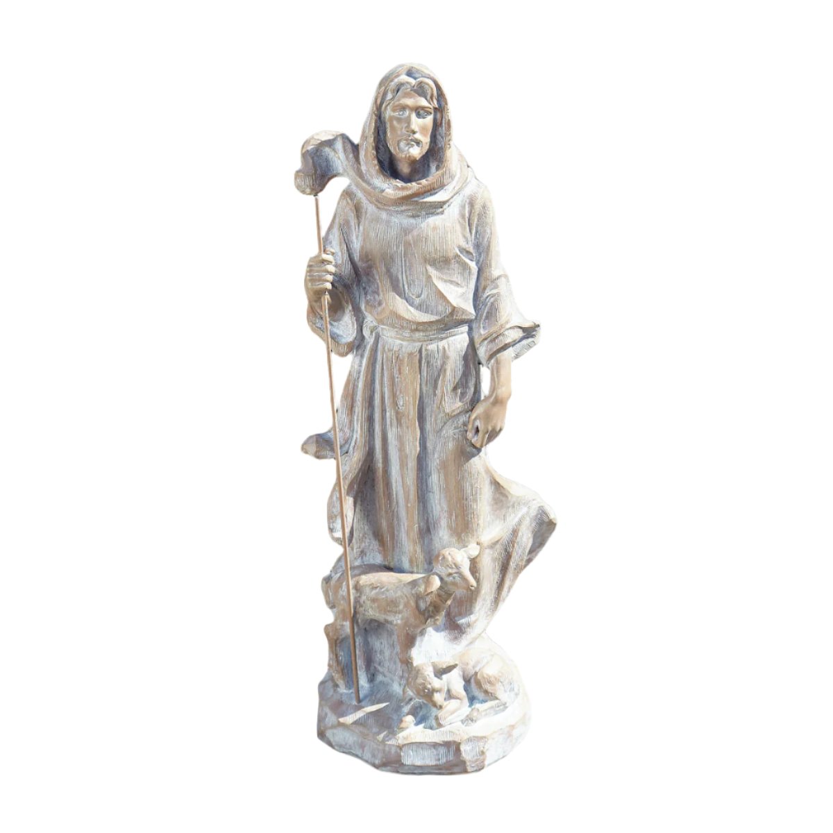 Christ the Good Shepherd, Statue 47cm / 18.75 Inches High Resin Cast ...