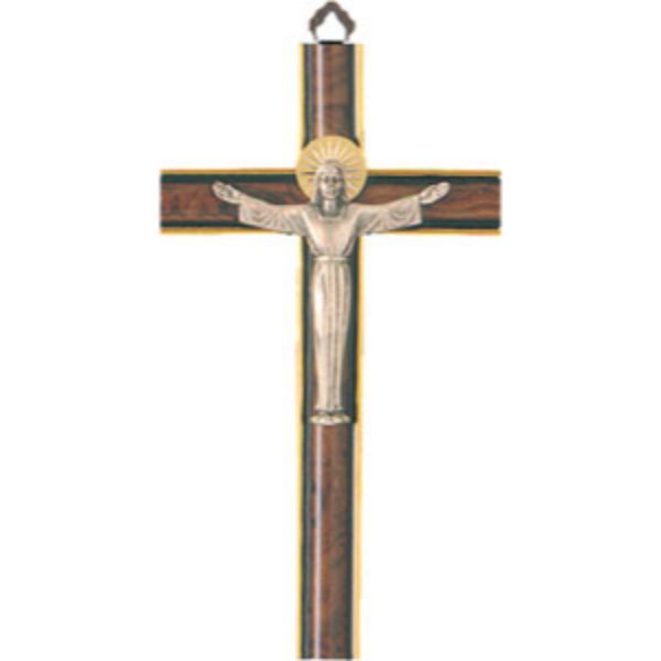 The Risen Christ, Christus Rex Cross 8 Inches High