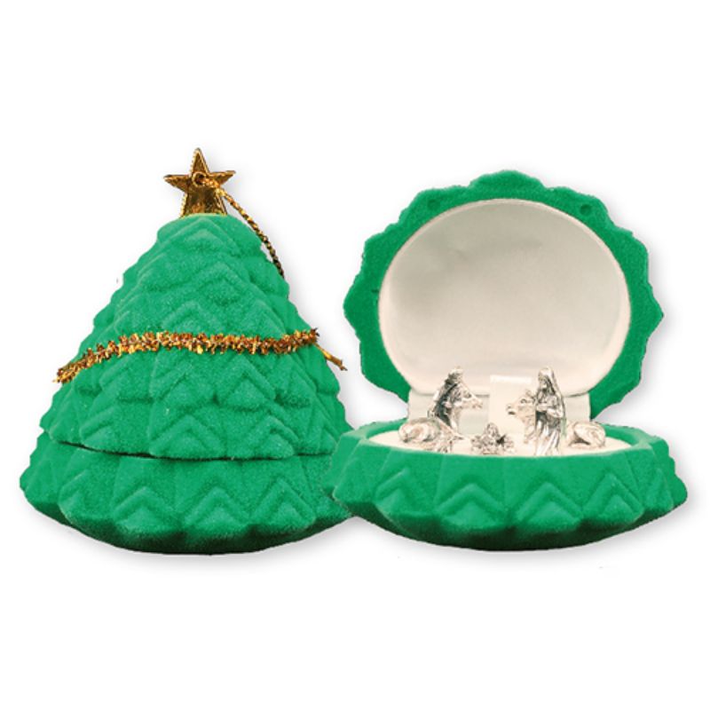 miniature-nativity-set-in-a-christmas-tree-shaped-box-with-a-gold-cord